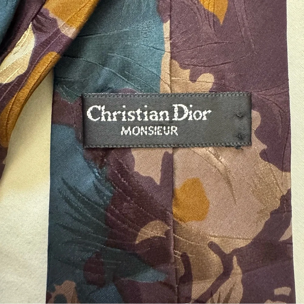Vintage‎ Christian Dior Monsieur Silk Tie